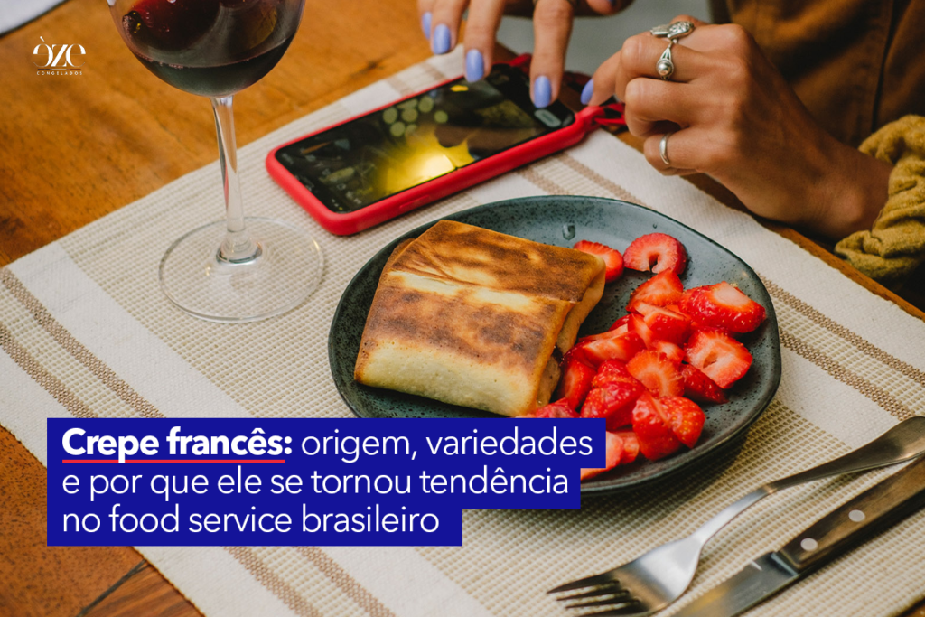 crepe francês food service tendência