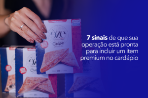 como adicionar item premium no cardápio
